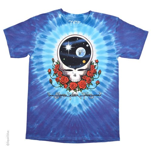 Men's Grateful Dead Tie-Dye New Space Face T-Shirt