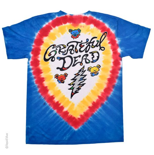 Men's Grateful Dead Tie-Dye Liquid Bear SYF T-Shirt