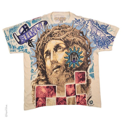 Men's Jesus Collage Second Commandment T-Shirt