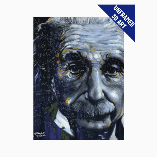 Albert Einstein 3D Lenticular Wall Art