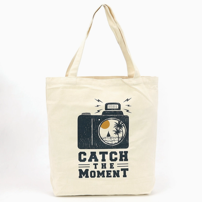 Catch This Moment Canvas Tote Bag