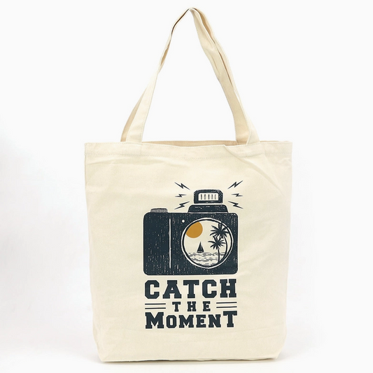 Catch This Moment Canvas Tote Bag