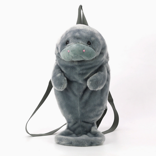 Manatee Furry Backpack