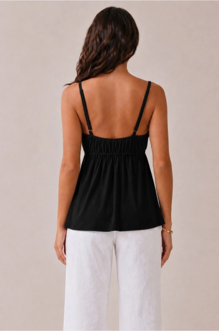 Women's Babydoll Overlock Camisole