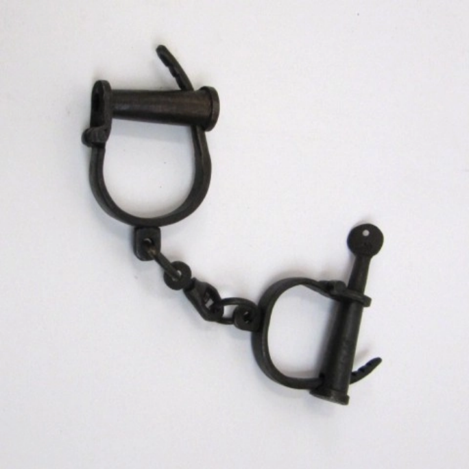 Antique Iron Hand Cuffs