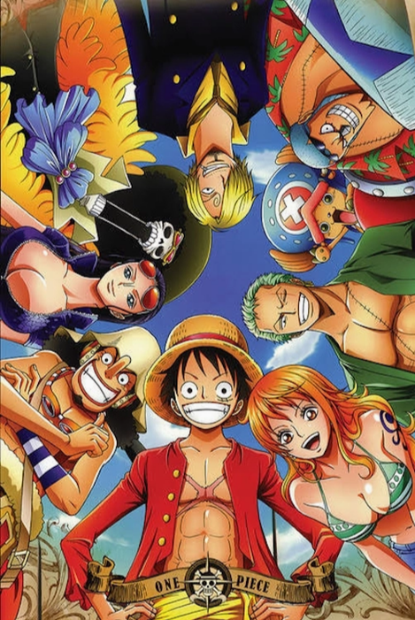 One Piece Circle Anime Poster