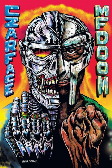 Mf Doom Czarface Meets Metal Face Poster