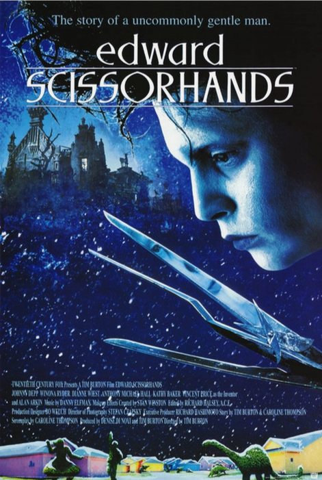 Edward Scissorhands Movie Score Poster