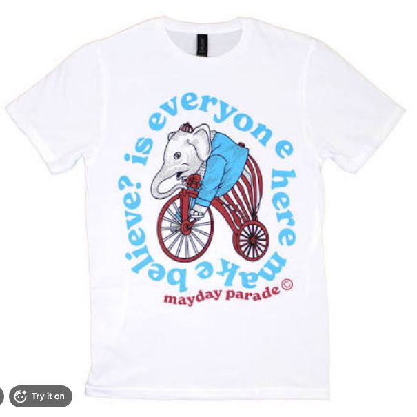 Men's Mayday Parade Elephant T-Shirt