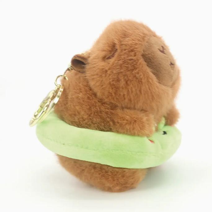 Capybara in a Tube Bag Charm