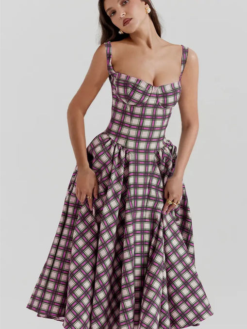 Women's VIntage French Maxi Dress