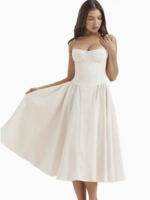 Women's VIntage French Maxi Dress