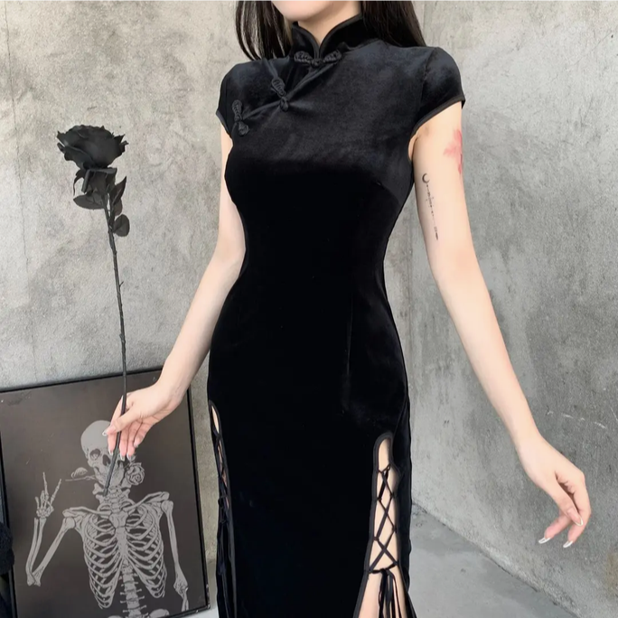 Women's Cheongsam Split Dress
