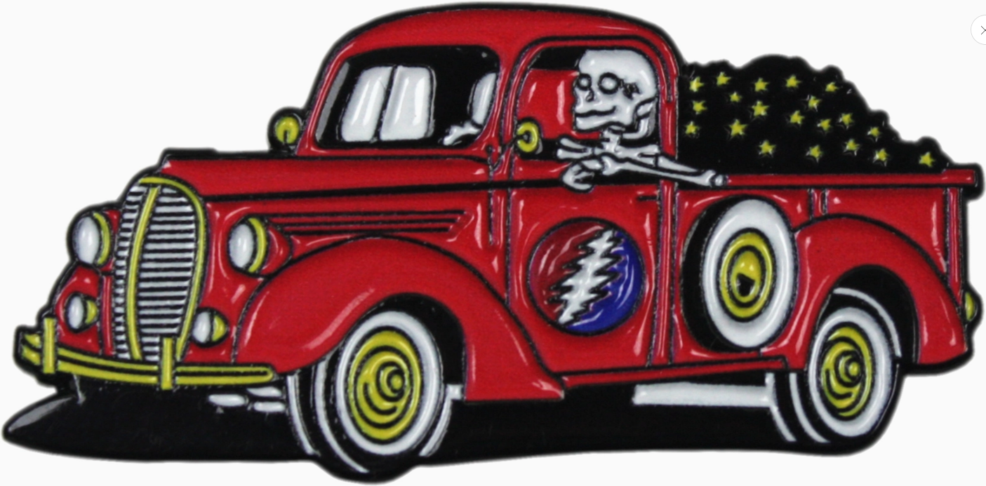 Grateful Dead Pickup Truck Enamel Pin