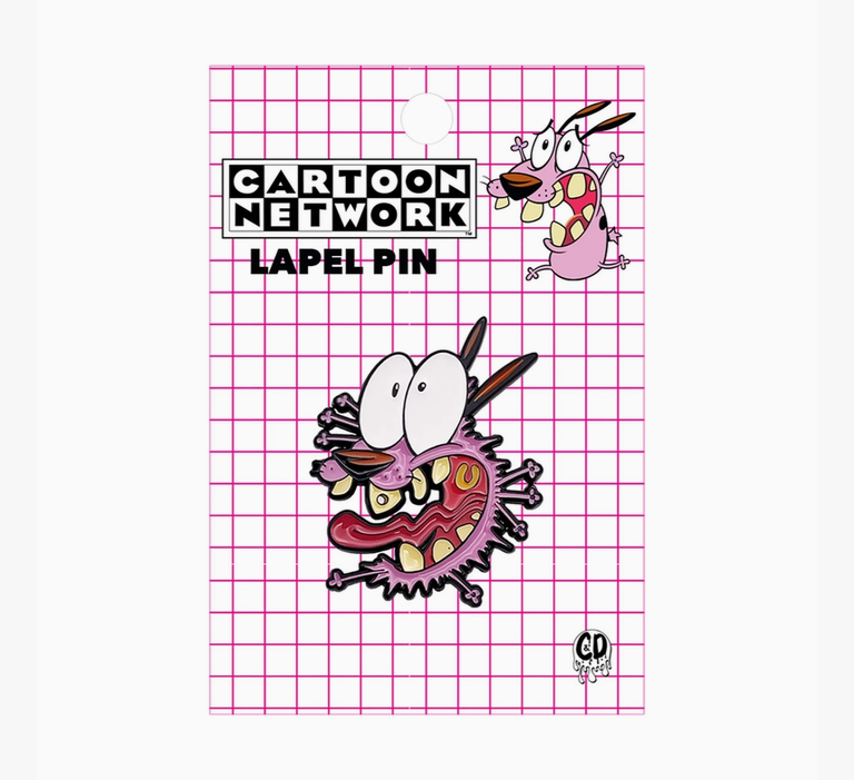 Courage The Cowardly Dog Enamel Pin