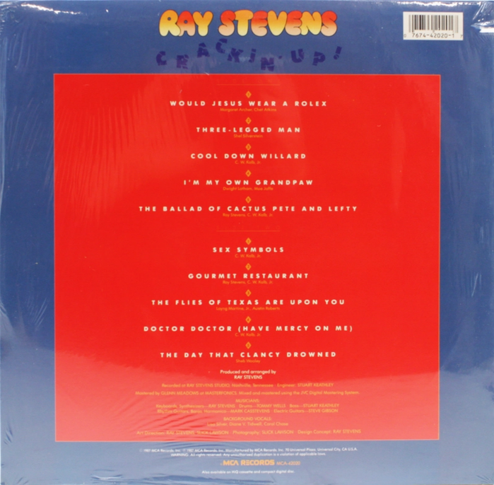 Ray Stevens - Crackin' Up Vinyl LP