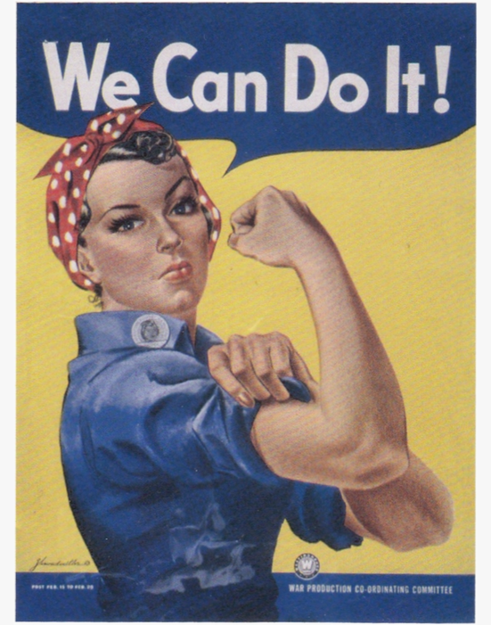 Rosie The Riveter We Can Do It Sticker