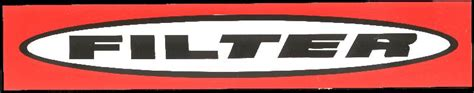 Filter Band Logo Sticker