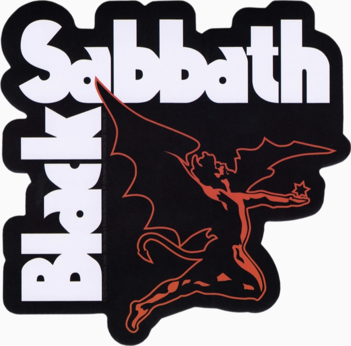 Black Sabbath Winged Demon Sticker