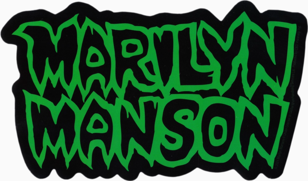 Marilyn Manson Logo Sticker