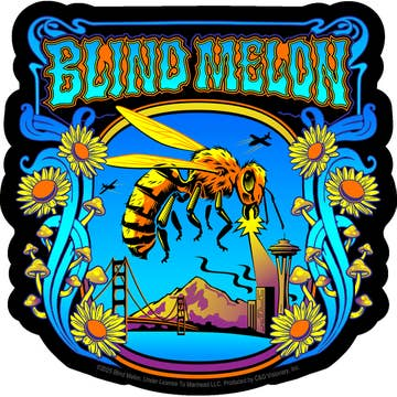Blind Melon Bee & Golden Gate Bridge Sticker