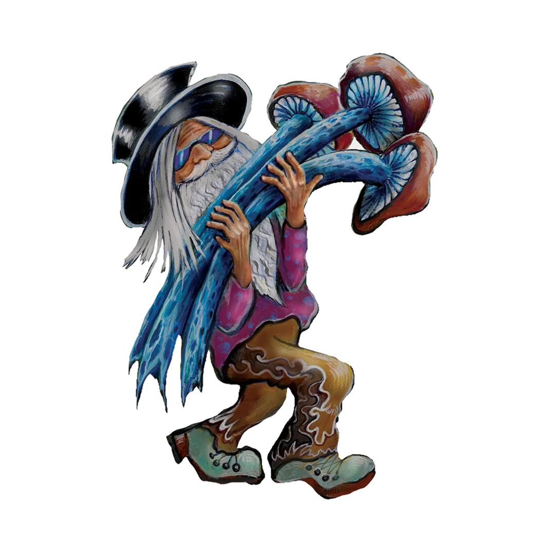 Mushroom Gnome Sticker