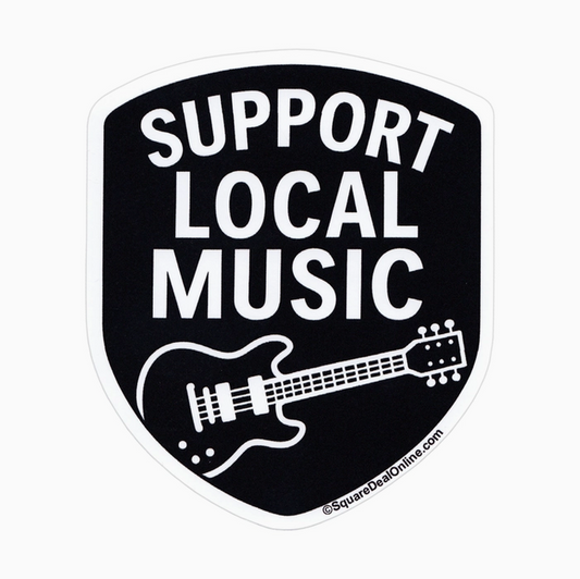 Support Local Music 3" Sticker