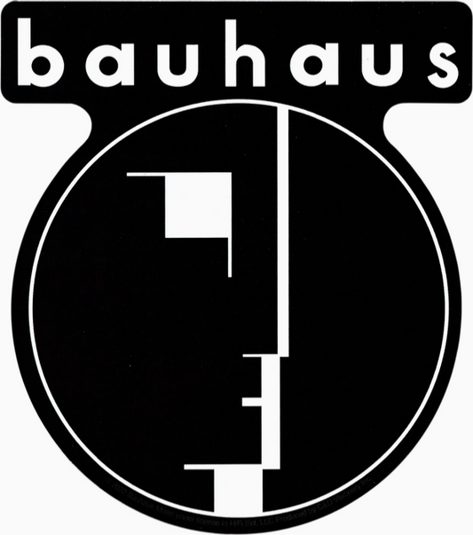Bauhaus B&W Logo Sticker