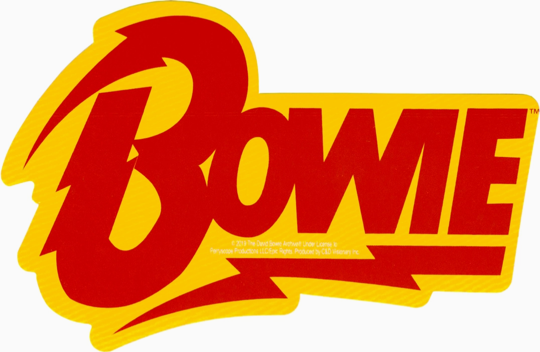 David Bowie Logo Sticker