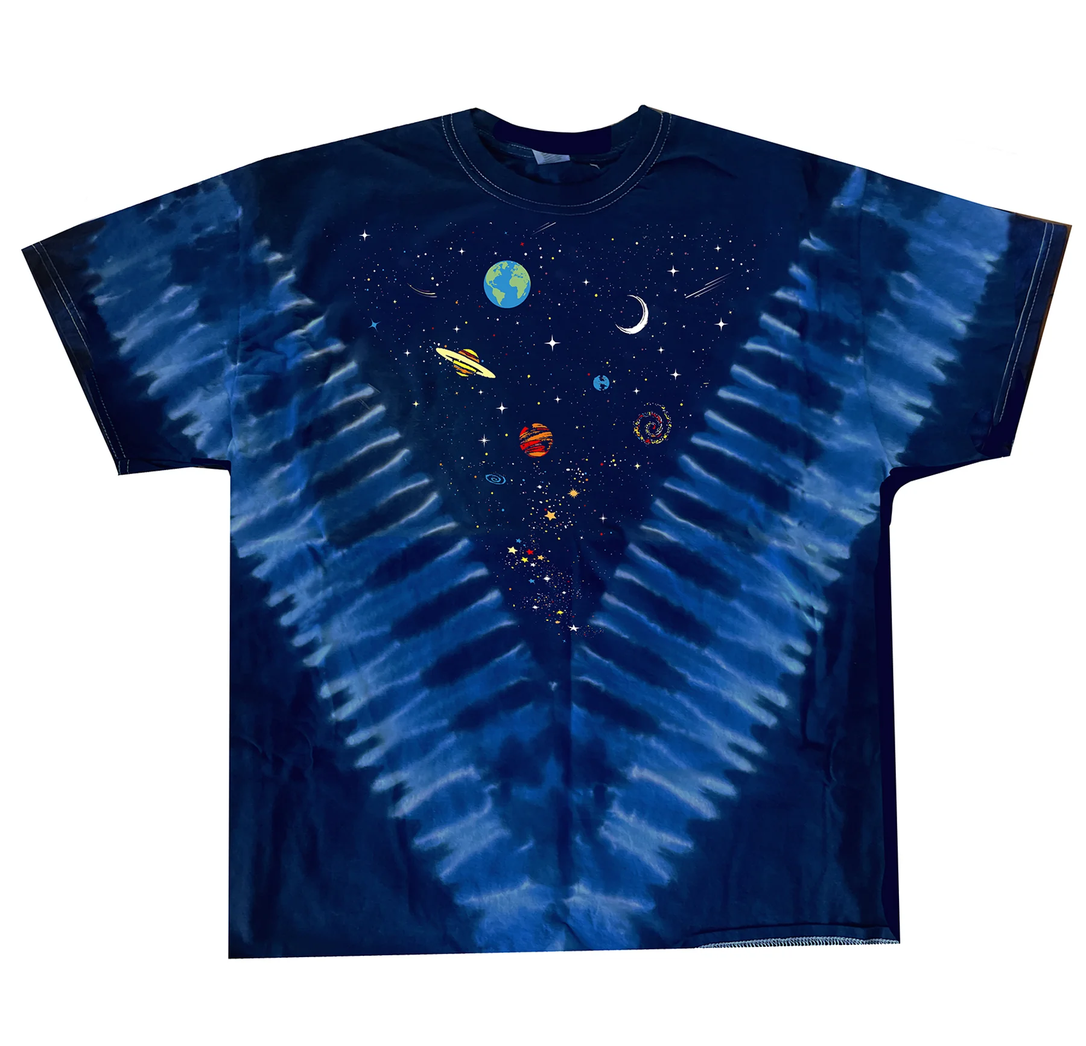 Men's Outer Space V Tie-Dye T-Shirt