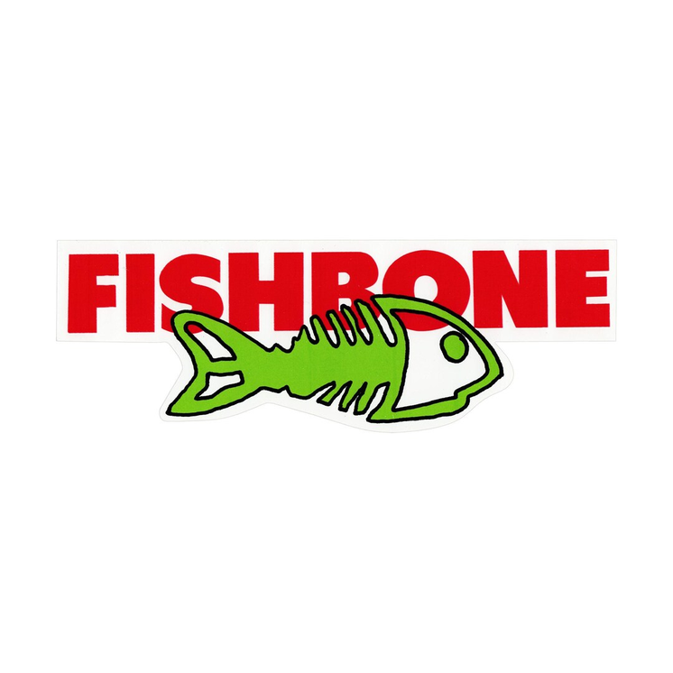 Fishbone Large Logo Sticker