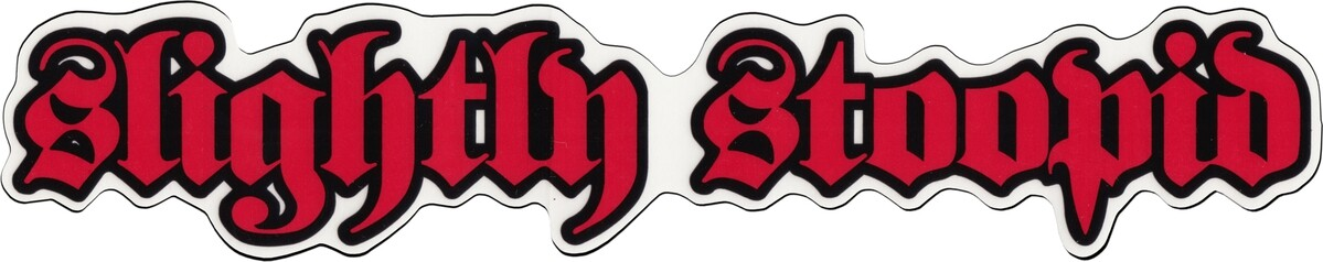 Slightly Stoopid Red Logo Sticker