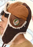 Grateful Dead Sherpa Fleece Corduroy SYF Embroidered Patchwork Trapper Hat