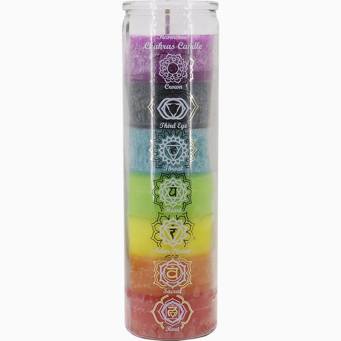 7 Day Glass Candle Ritual Candle