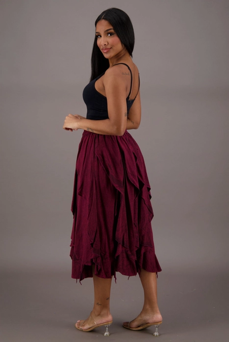 Women's Layered Renaissance Skirt