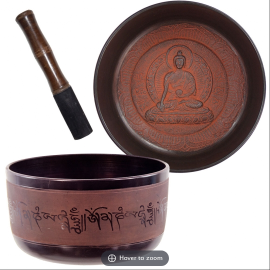 Flat Sides Buddha Medecine Singing Bowl