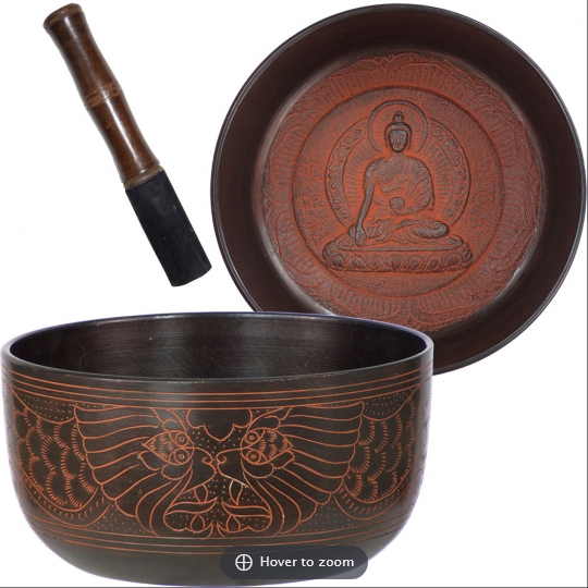 Flat Sides Buddha Medecine Singing Bowl
