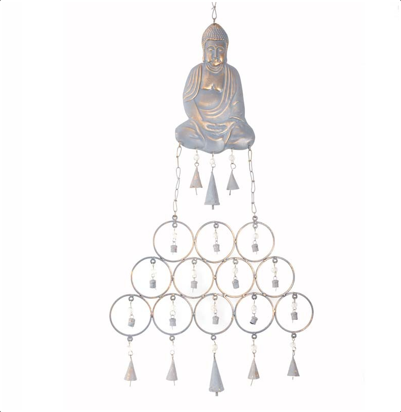 Buddha Metal Recycled Windchime