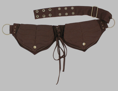 Cotton Two Leaf Pocket Waist Hip Belt