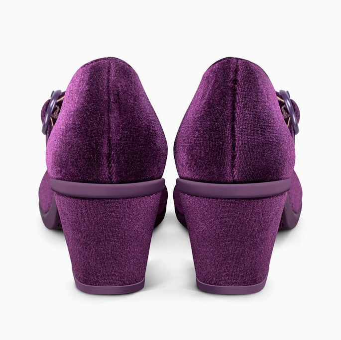 Women's Plum Elixir Mary Jane Mid Heels
