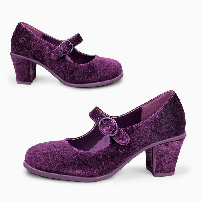 Women's Plum Elixir Mary Jane Mid Heels
