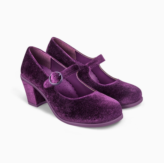 Women's Plum Elixir Mary Jane Mid Heels