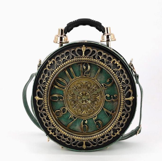 Patina Vintage Clock Bag