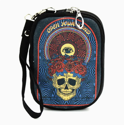 Psychedelic Padded Wristlet