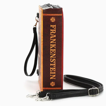 Bride Frankenstein Book Clutch Bag