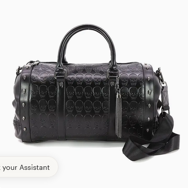 Dual Skull Large Satchel