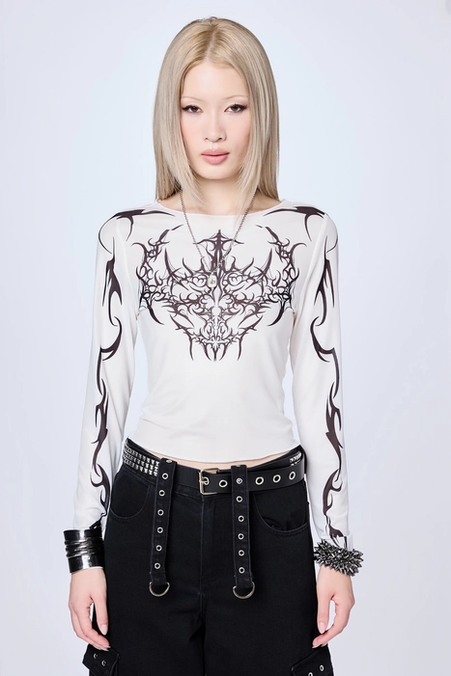 Women's Omen Mesh Top