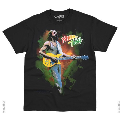 Men's Peter Tosh Skanking Guitar T-Shirt