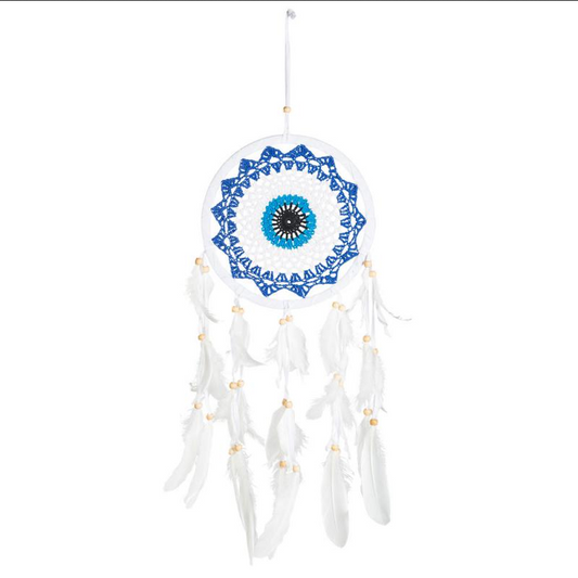 Crochet Evil Eye Medium Dreamcatcher