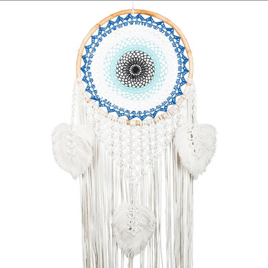 Large Crochet Wooden Frame Dream Catcher